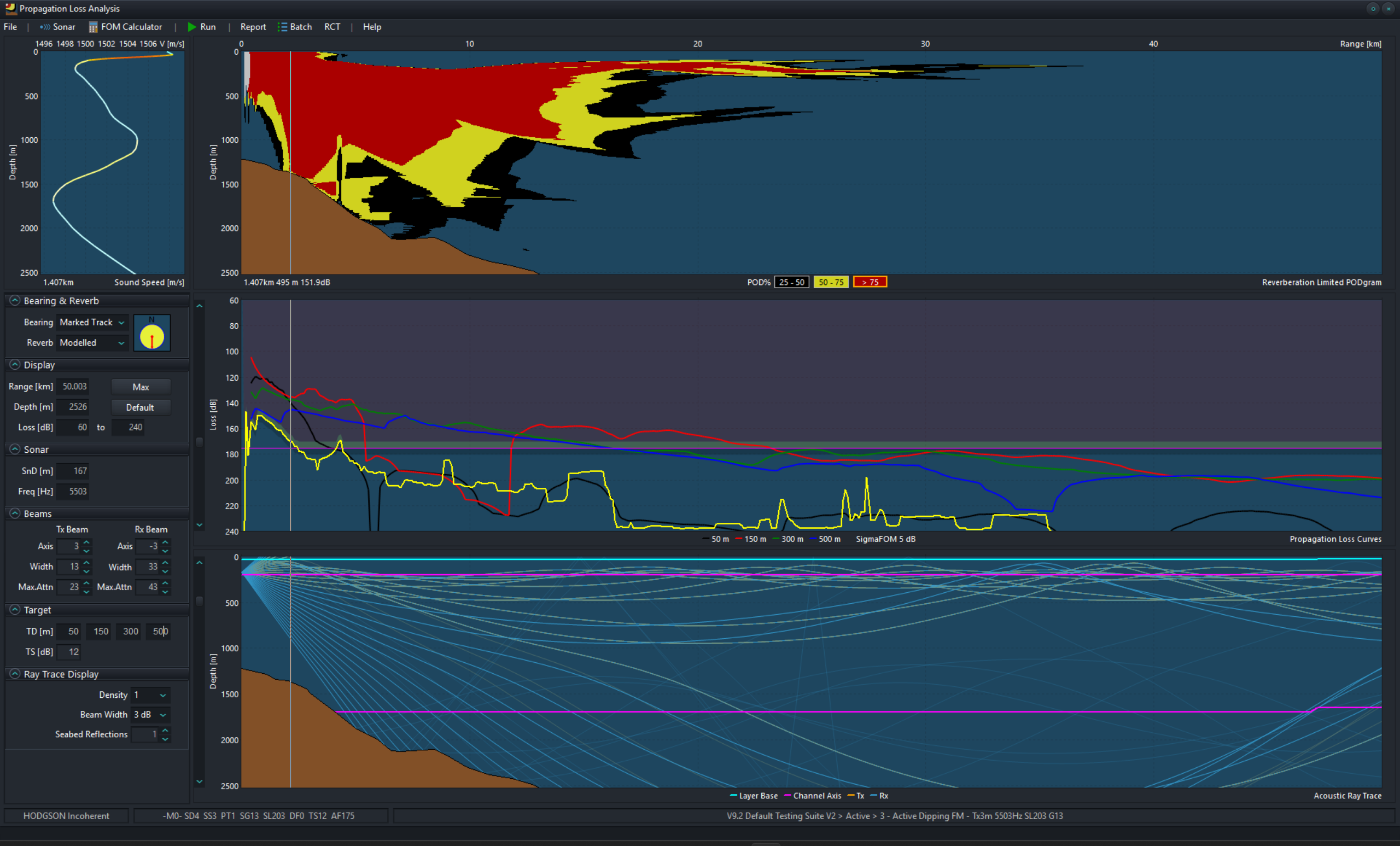 WADER V9.2 Analysis Screen