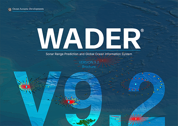 Contact Ocean Acoustic Developments for the WADER V9.2 Brochure